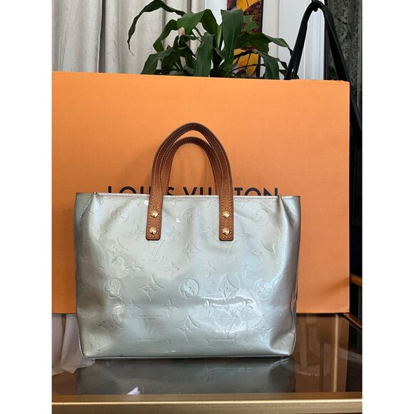 Louis Vuitton Monogram Vernis Bedford Handbag With Leather Handles - Silver & Br - Picture 2 of 12